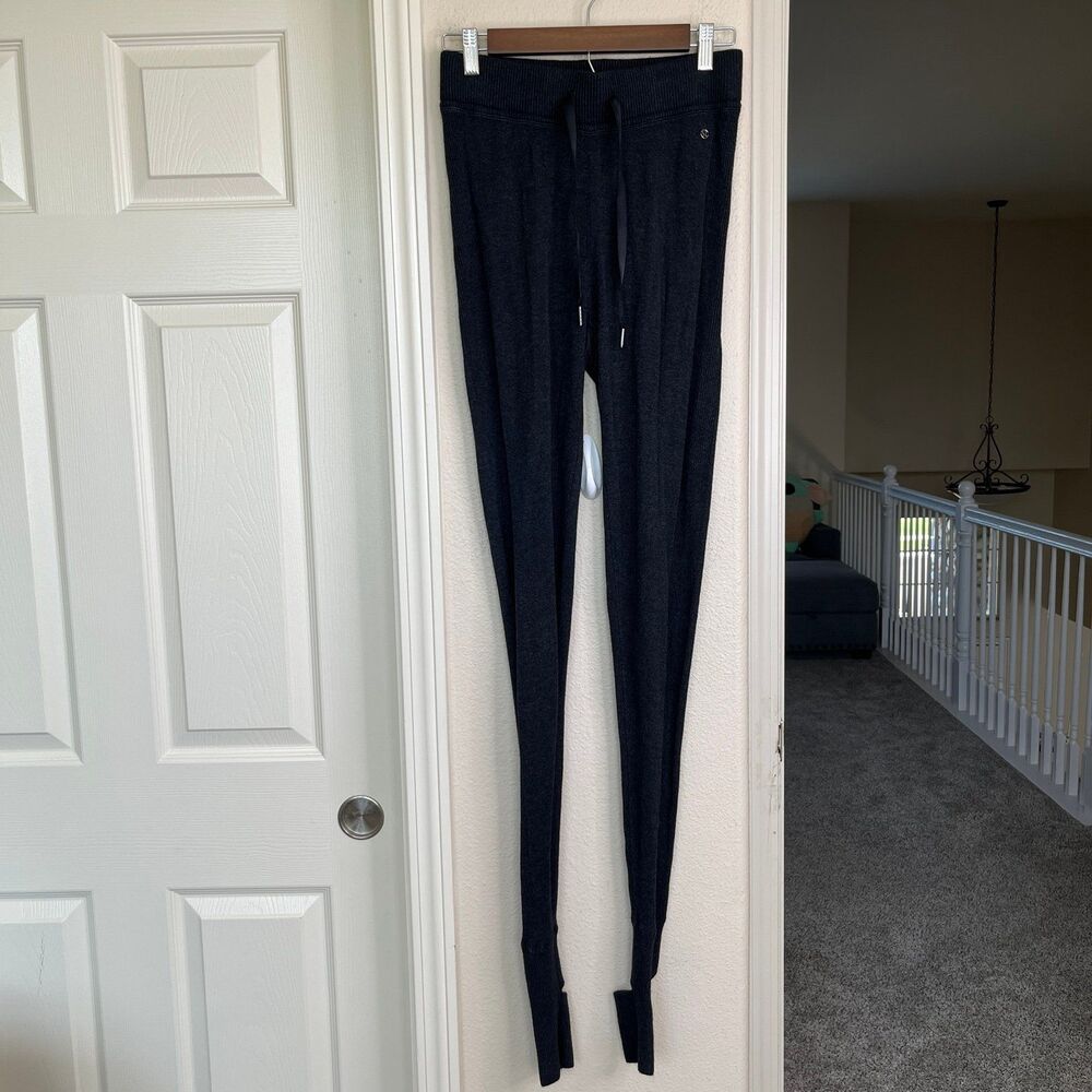 Lululemon Women’s Knitted Leggings Open Heel Yoga Pants #628